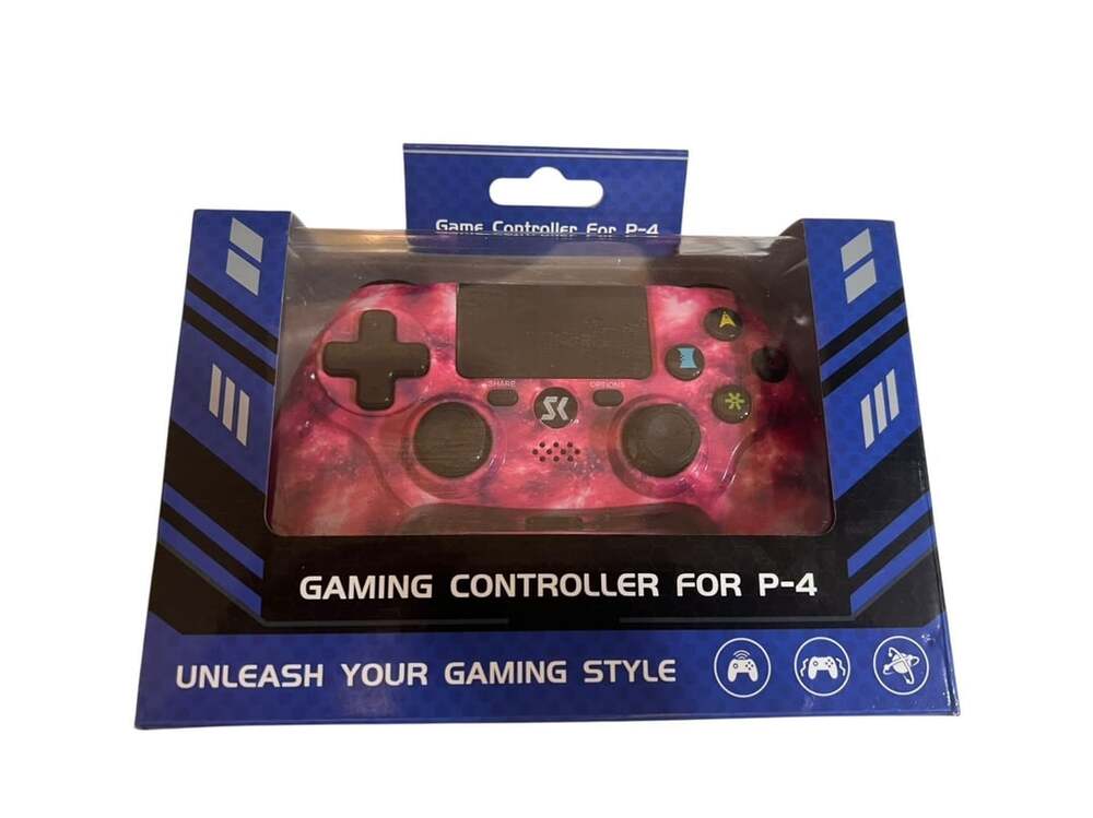 ISDAKO Gaming Controller for P-4 Pink Galaxy